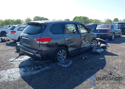 2014 Nissan Pathfinder S из США, поврежденный, VIN 5N1AR2MN5EC720181